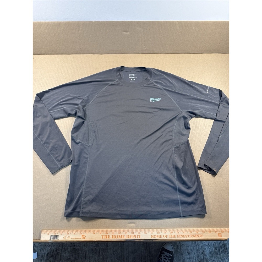 Milwaukee XL Men's Workskin Gray Lightweight Performance